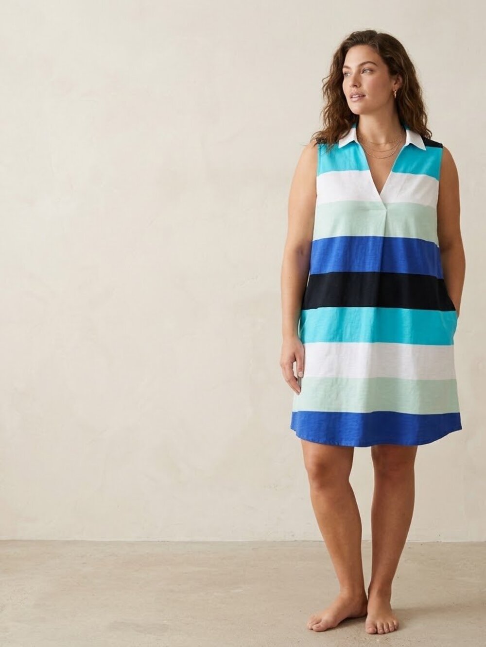 Liz Claiborne Striped Dress Size 20W